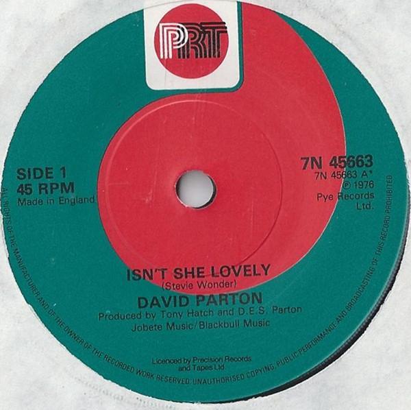 David Parton - Isn't She Lovely