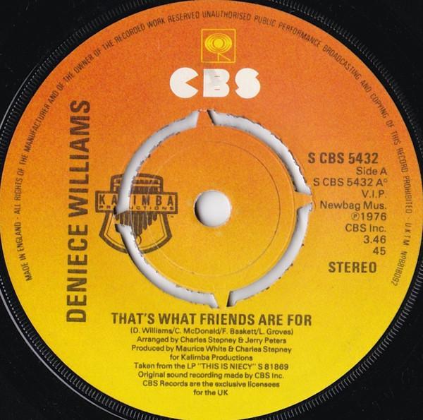 Deniece Williams - That's What Friends Are For