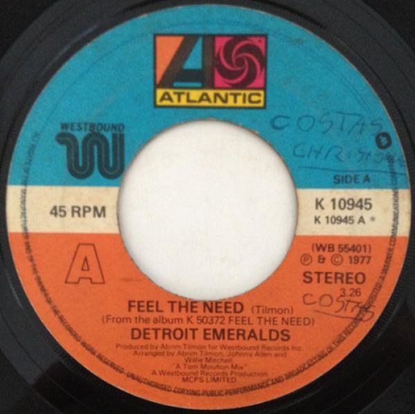 Detroit Emeralds - Feel The Need