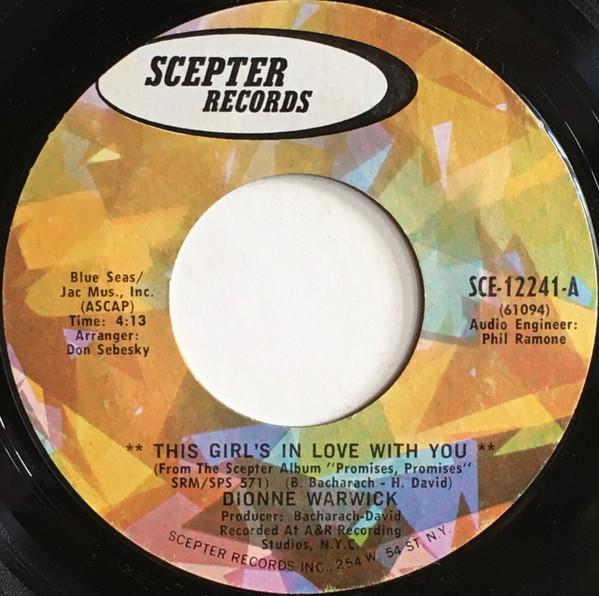 Dionne Warwick - This Girl's In Love With You / Dream Sweet Dreamer