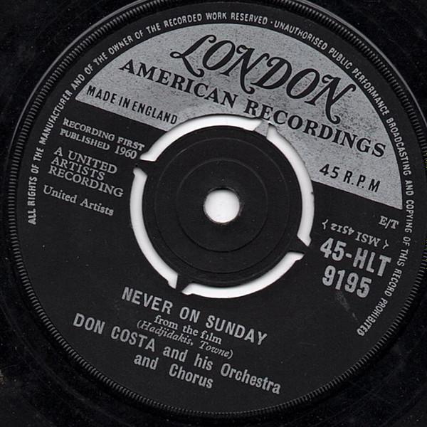 Don Costa's Orchestra And Chorus - Never On Sunday