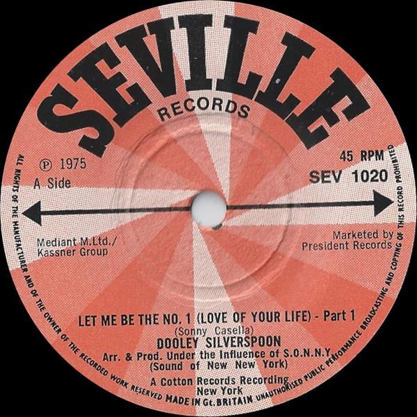 Dooley Silverspoon - Let Me Be The No.1 (Love Of Your Life)