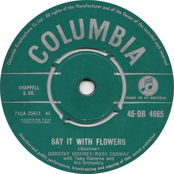 Dorothy Squires, Russ Conway, Tony Osborne And His Orchestra - Say It With Flowers