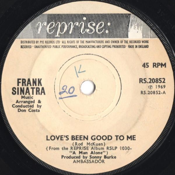 Frank Sinatra - Love's Been Good To Me