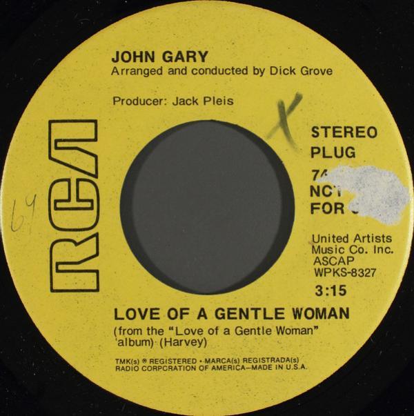 John Gary - Love Of A Gentle Woman