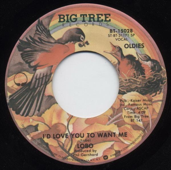 Lobo  - I'd Love You To Want Me / A Simple Man