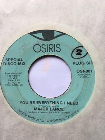 Major Lance - You're Everything I Need / You're Everything I Need