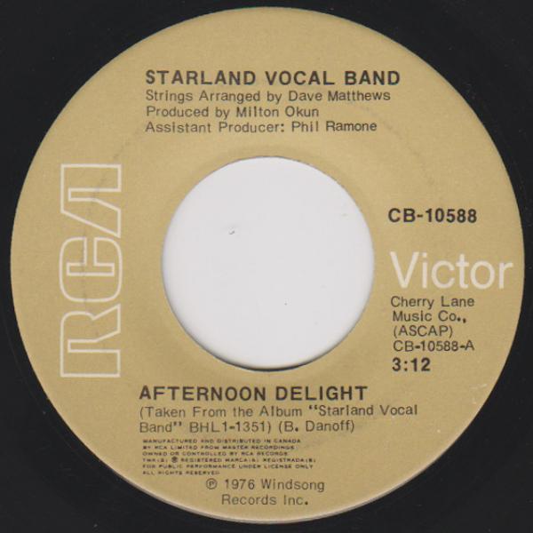 Starland Vocal Band - Afternoon Delight