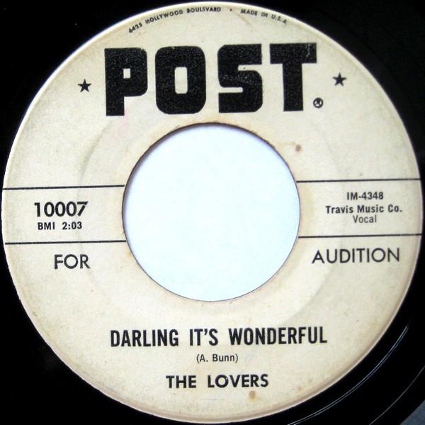 The Lovers (12) - I Want To Be Loved / Darling It's Wonderful