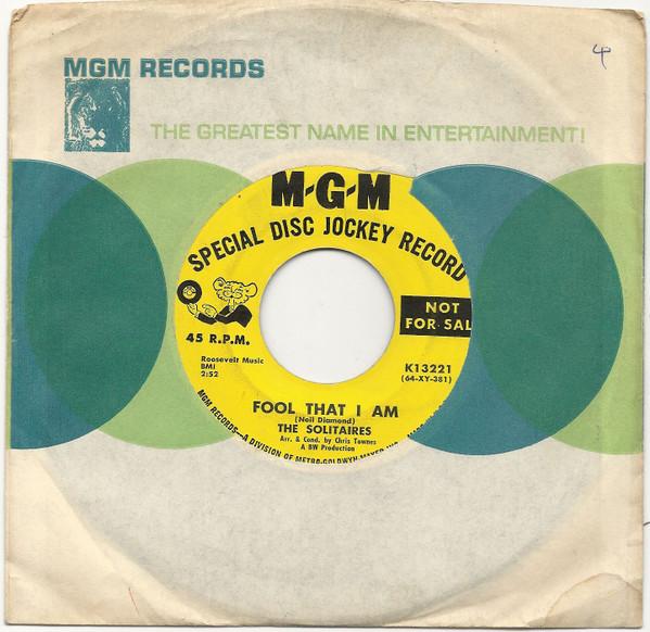 The Solitaires - Fool That I Am / Fair Weather Lover